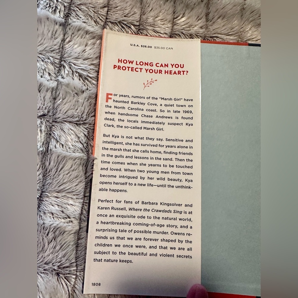 2/$35 - WHERE THE CRAWDADS SING - Picture 3 of 4